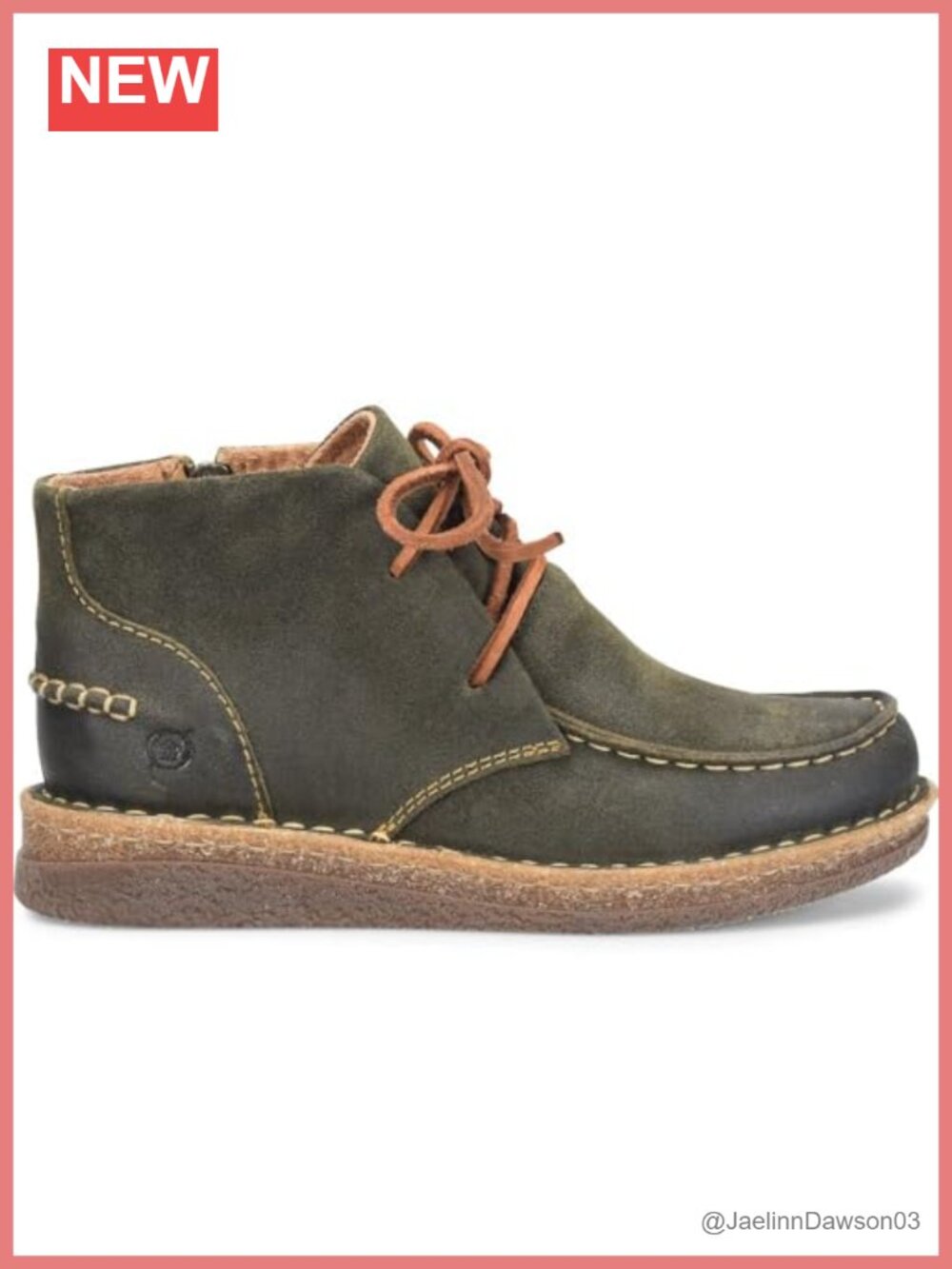 Women's Distressed Suede Ankle Boots Chukka Style Zip Closure